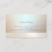 Carte De Visite Élégant Moderne Professionnel Simple Lumineux (Dos)