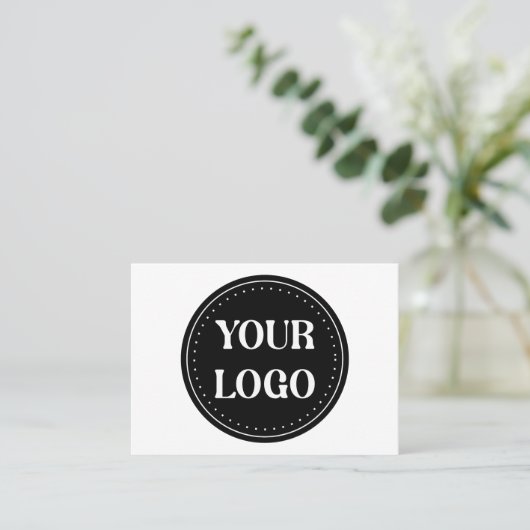 Carte De Visite élégant, moderne, raffiné et éditable. (Debout devant)