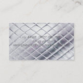 Carte De Visite Elégant, Moderne, Romantique, Fleurs (Dos)