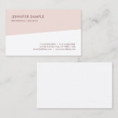 Carte De Visite Élégant Moderne Simple Design Modèle Professionnel (Devant / Derrière)