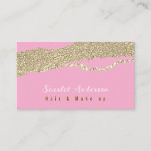 Carte De Visite Élégant moderne simple gliterie