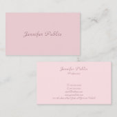 Carte De Visite Élégant moderne simple Modèle professionnel (Devant / Derrière)