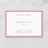 Carte De Visite Elégant Moderne Simple Modèle Tendance Couleurs (Dos)