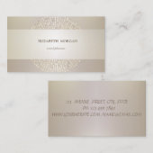 Carte De Visite Élégant Moderne Sophistiqué, Pots, Étalé (Devant / Derrière)