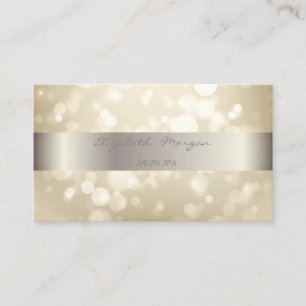 Carte De Visite Élégant Moderne Style Stripe Bokeh