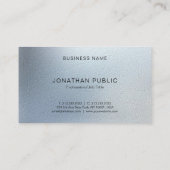 Carte De Visite Elégant Moderne Texture Professionnelle Look Chic  (Dos)