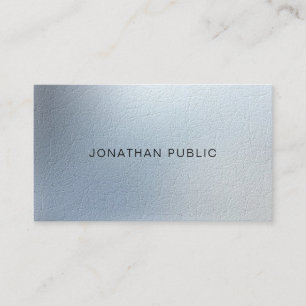 Carte De Visite Elégant Moderne Texture Professionnelle Look Chic 