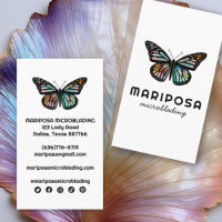 Elégant Monarch Butterfly Esthetician Beauty Salon