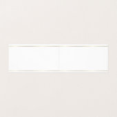 Carte De Visite Élégant Monogram Blush Pink Gold Clean Modèle (Intérieur déplié)