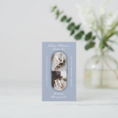 Carte De Visite Elegant Monogram Wedding Photographer Arch Photos (Debout devant)