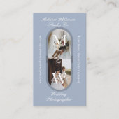 Carte De Visite Elegant Monogram Wedding Photographer Arch Photos (Devant)