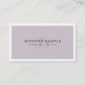 Carte De Visite Élégant Monogramme moderne Simple chic graphique t (Devant)