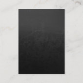 Carte De Visite Élégant monogramme professionnel gris rouge vert (Dos)