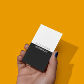 Carte De Visite Élégant monogramme professionnel minimal