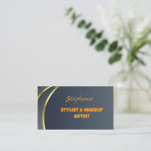 Carte De Visite Élégant Monogramme professionnel moderne (Debout devant)