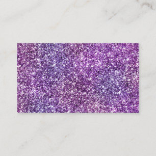 Carte De Visite Élégant motif chic abstrait violet