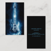 Carte De Visite Élégant musicien (Devant / Derrière)