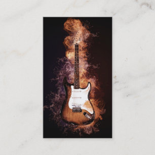 Carte De Visite Élégant musicien