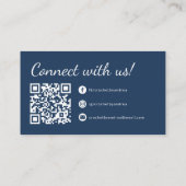 Carte De Visite Élégant nargué avec l'amour fait main fils Crochet (Dos)