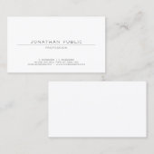 Carte De Visite Élégant Nettoyant Professionnel Moderne Modèle ten (Devant / Derrière)