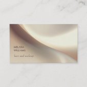 Carte De Visite Elegant Neutrals Abstract Art (Devant)