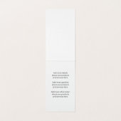 Carte De Visite Élégant noir subtil Wavy | Ciseaux de salons de bo (Intérieur déplié)