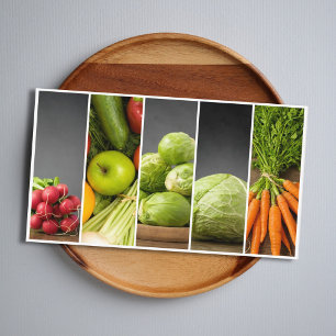 Carte De Visite Élégant nutritionniste moderne Chef personnel