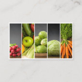 Carte De Visite Élégant nutritionniste moderne Chef personnel (Devant)