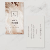 Carte De Visite Elégant Or Parties scintillant Agate Marbre Textur (Devant / Derrière)