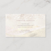 Carte De Visite élégant papillon de parties scintillant FAUX (Dos)