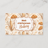 Carte De Visite Elegant Pastel Bakery Branding (Devant)