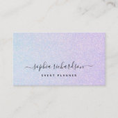Carte De Visite Elégant Pastel Dreamy avec code QR (Devant)