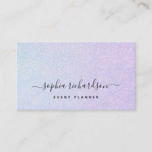 Carte De Visite Elégant Pastel Dreamy avec code QR (Devant)