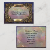 Carte De Visite Elégant Pearl Professional de Baxterly (Devant / Derrière)