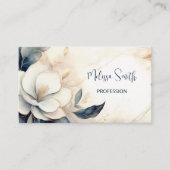 Carte De Visite Élégant Peint Trois Dimensions Fleur (Devant)