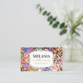 Carte De Visite Élégant peintre de maquillage de Parties scintilla (Debout devant)