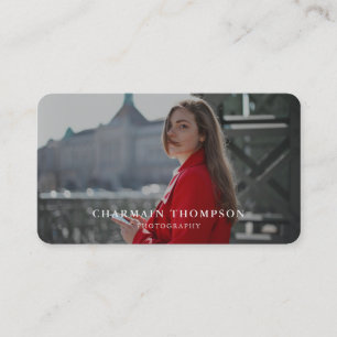 Carte De Visite Élégant pinceau métal argent   Photo