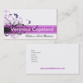 Carte de visite élégant (polyvalent) - "Barolo " (Devant / Derrière)