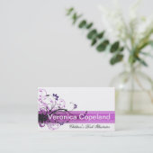 Carte de visite élégant (polyvalent) - "Barolo " (Debout devant)