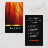 Carte de visite élégant (polyvalent) - "Lumina 2" (Devant / Derrière)