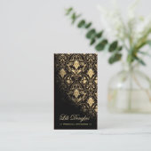 Carte de visite élégant (polyvalent) - "Roccoco " (Debout devant)