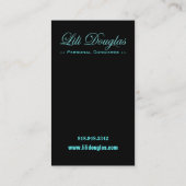 Carte de visite élégant (polyvalent) - "Roccoco " (Dos)