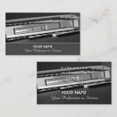 Carte de visite élégant pour les experts de l'esca (Devant / Derrière)