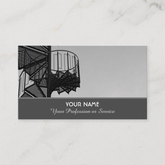 Carte de visite élégant pour les experts de l'esca (Devant)