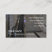 Carte de visite élégant pour les experts de l'esca (Dos)