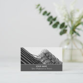 Carte de visite élégant pour les experts de l'esca (Debout devant)