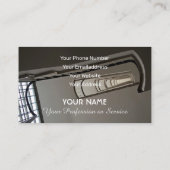 Carte de visite élégant pour les experts de l'esca (Dos)