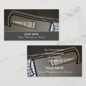 Carte de visite élégant pour les experts de l'esca (Devant / Derrière)