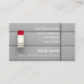 Carte de visite élégant pour les experts en sécuri (Dos)