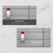 Carte de visite élégant pour les experts en sécuri (Devant / Derrière)